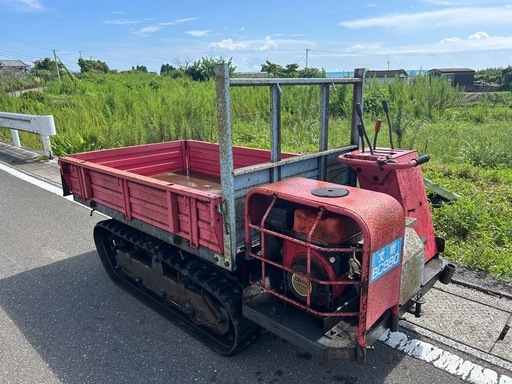 宮崎　文明農機　運搬車 クローラー 7馬力 積載600kg 運搬機 運搬 動画有 文明農機 運搬車 クローラー 7馬力 積載600kg キャタ 運搬機 林業 農業