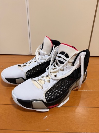 【美品】Jordan 38 White/Black/Red 31cm（箱なし・使用3回）