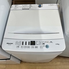 自社配送設置無料　ハイセンス冷蔵庫洗濯機　一人暮らし家電セットの画像