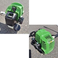 BIG-M エンジン刈払機 KC20N 排気量20cc 芝刈機 草刈り機 グリーン系 動作確認済み 苫小牧西店の画像