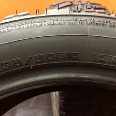 MUDSTAR WANPAKU M/T 235/50R18 18インチ 夏タイヤ 2本 21年製 バリ溝 ホワイトレター アルファード ヴェルファイア BMW/X3等　(KTM505) の画像