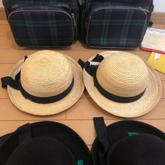 幼稚園バッグ　制帽　などの画像