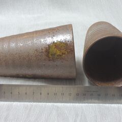 ビアグラス（備前焼）の画像