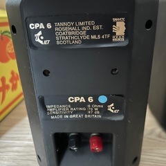 TANNOY CPA6 スピーカーの画像