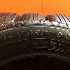 DUNLOP ENASAVE EC300+ 195/60R17 17インチ 夏タイヤ 4本 20～22年製 バリ溝 ライズ ロッキー 60プリウス等　(KTN519)の画像