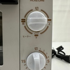 【ドリーム川西店御来店限定】⭐︎ジモティー見たよ割引⭐︎こいずみコイズミ　オーブントースター　KOS-1026  2021021年製／クリーニング済み 【99560000025582】の画像