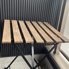 《9/15-9/20取引限定》　IKEA アウトドアテーブル　ガーデンチェア　テルノー　アウトドア用品の画像