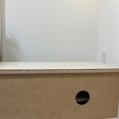 キャスター付き テレビボード 幅79㎝ ホワイトローボード TV台の画像