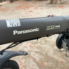 004 　パナソニック電動アシスト自転車 折り畳み式の画像