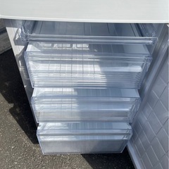 SHARP　シャープ　ノンフロン冷凍冷蔵庫　280L　2018年製　SJ-PD28E-W　冷凍125L　冷蔵155L　2ドア　右開き　稼働確認済　中古　④の画像