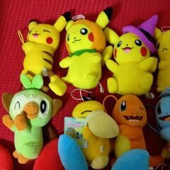 ポケモンキャラクターぬいぐるみ　24個　1個　100円の画像