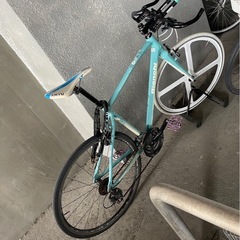 のって帰れますタイヤ空気🙆‍♀️BianchiRoma4
