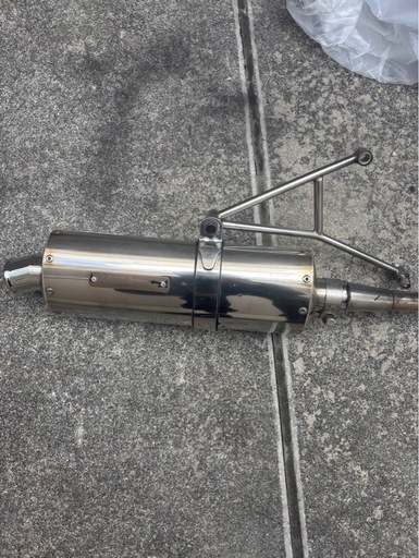 値下げしました！
ホンダリード　JF45 武川パワーサイレントオーバルマフラー