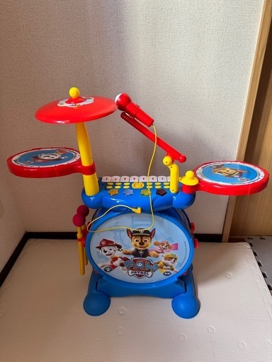 パウ・パトロール たたいて、ひいて、うたおう！電子ドラムセット トイザらス限定