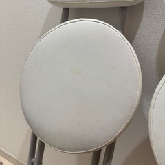 折り畳みパイプ椅子2つセットの画像