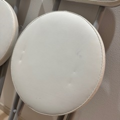 折り畳みパイプ椅子2つセットの画像