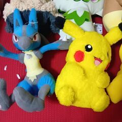 ポケモンキャラクター　大ぬいぐるみなど10点　1個200円の画像