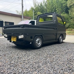平成8年式！スズキ キャリィトラック！2WD！AC付き！カスタム 街道レーサー BLAXバンパー ツリ目の画像
