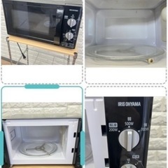 高年式3点セット‼️冷蔵庫&洗濯機分解洗浄済み✨電子レンジ‼️の画像