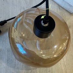 ニトリ NITORI ペンダントライト VITRO ガラス シーリングライト レトロ アンティーク ヴィンテージ 家具 好きに の画像