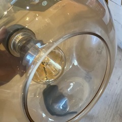 ニトリ NITORI ペンダントライト VITRO ガラス シーリングライト レトロ アンティーク ヴィンテージ 家具 好きに の画像
