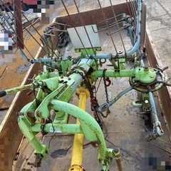 スター ジャイロテッダ MGH2512 トラクター 取付 2連 牧草 集草 反転 撹拌 作業機 ジョイント付 中古 引き取り限定の画像
