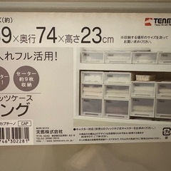 衣装ケース　2個セット　押入収納の画像