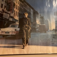 ジェームスディーンの大型ポスター、フレーム付きの画像