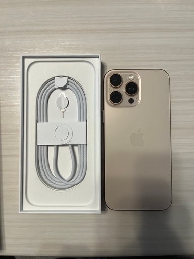 値下げ　美品 iPhone16ProMax 256GB