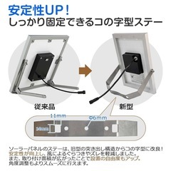 未使用ソーラー分離型　センサーライトの画像