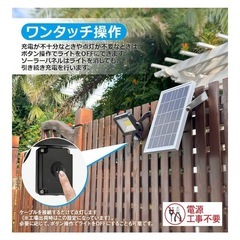 未使用ソーラー分離型　センサーライトの画像