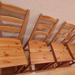 IKEA JOKKMOKKダイニングテーブル&イス5点セットの画像