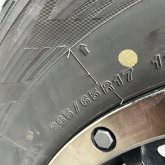 ランクルプラド スタッドレス アルミホイール 265/65r17　4本セットの画像