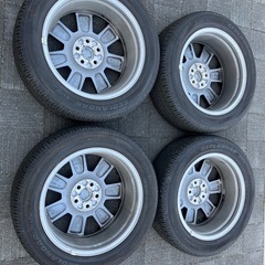 [美品]デリカD5 後期純正18インチタイヤホイールセット の画像