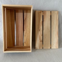【DIY】木箱 蓋付き の画像