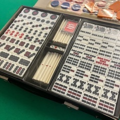 K2509-158 高級麻雀牌 マット セット キズ汚れ有りの画像