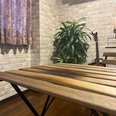 IKEAで人気のTÄRNÖ（テルノー）テーブルとチェア２脚のセットの画像