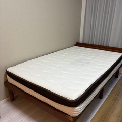 予約者あり！セミダブルベット！マット付き！の画像