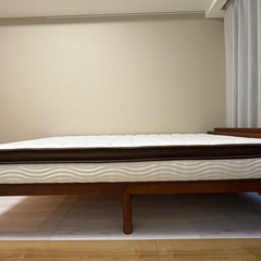 予約者あり！セミダブルベット！マット付き！の画像