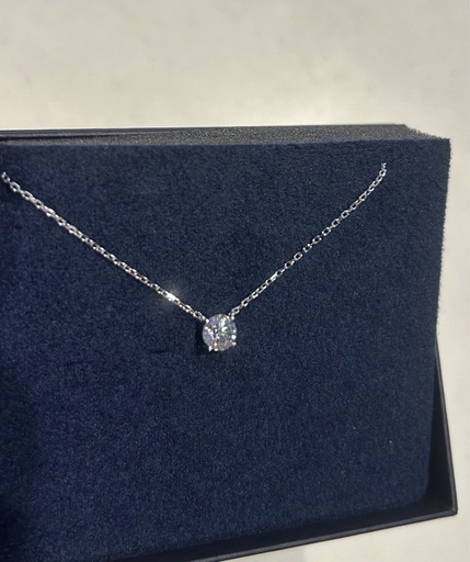 新品！一粒ダイヤネックレス
