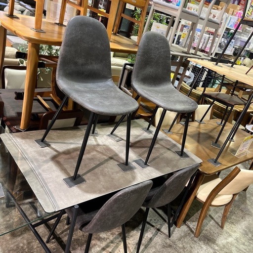 ダイニング５点セット　セラミック