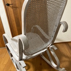 ロッキングチェア イス レトロ 木製の画像
