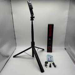 スマホ 三脚 自撮り棒 P100 【設計強化180cm & 充電式リモコン】 K391 1/4ネジ付き セルカ棒 360°回転 軽量 iPhone6-14Pro Max/Android　まとめ買い歓迎　卸ます　アマゾン引き上げ商品　倒産品　ネット商材　卸ます　転売　アマゾン引き上げ商品　卸し　問屋　倒産品　転売OK　ネット商材　アマゾン　商品　景品　コンペ　雑貨の画像