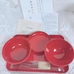 【新品】お食い初め　食器セットの画像