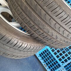 ピレリランフラットタイヤ PIRELLI CINTURATO P7 225/45R18 BMW X1 VL18純正アルミホイールの画像