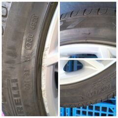 ピレリランフラットタイヤ PIRELLI CINTURATO P7 225/45R18 BMW X1 VL18純正アルミホイールの画像
