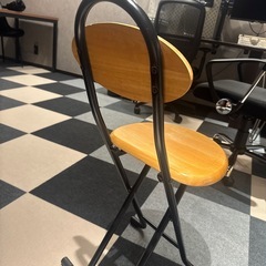 折りたたみ椅子の画像