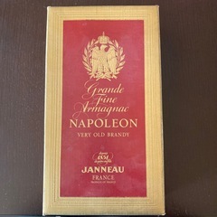 3連休中お取引可能な方！古酒　Janneau Napoleon ブランデー 箱入りの画像