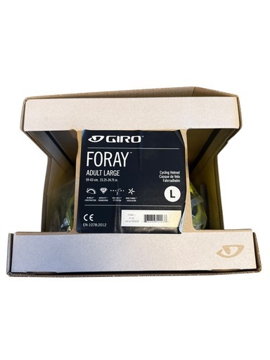 【新品未開封】GIRO FORAY YELLOW LARGE ヘルメット