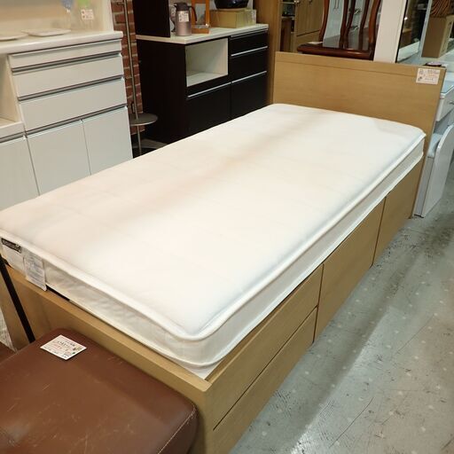 シングルチェストベッド(マットレス付き)【モノ市場東海店】159